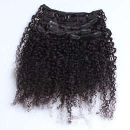 16in Afro Kinky Curl Clip In Piece