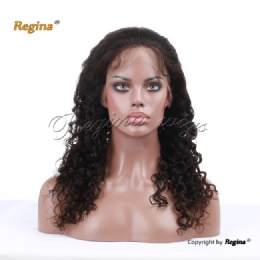 18in Brazilian Curl Lace Front Wig