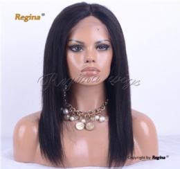 14in Yaki Straight Full Lace Wig
